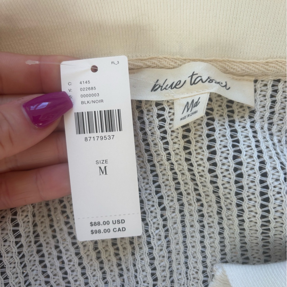 Blue Tassel at Anthropologie NEW WITH TAGS Collared Midi Dress Medium - Picture 9 of 12